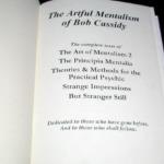 Artful Mentalism of Bob Cassidy, The by Robert Cassidy