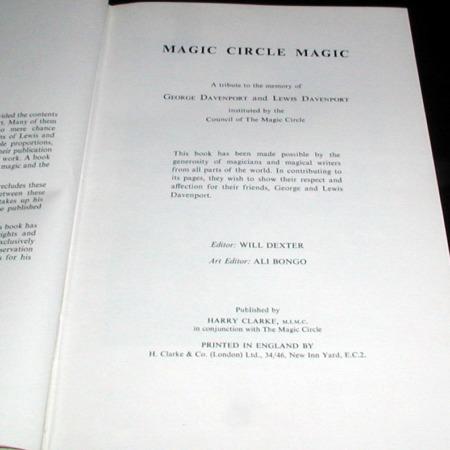 Magic Circle Magic by Will Dexter