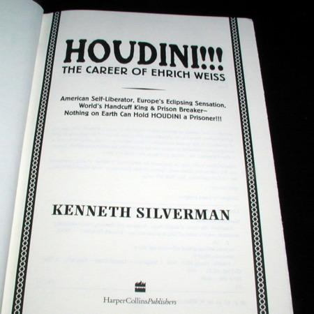 Houdini!!! by Kenneth Silverman