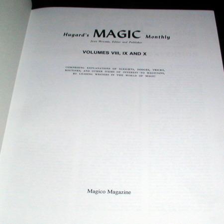 Hugard's Magic Monthly - Vols. 8-10 by Jean Hugard