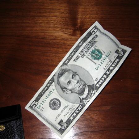 Small Purse + Money by Jerry O'Connell