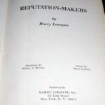 Reputation Makers by Harry Lorayne