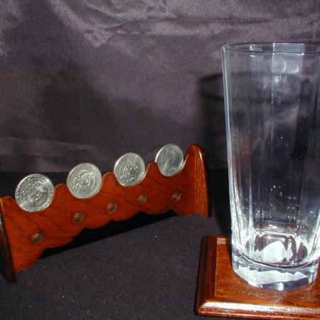 Flying Coins and Tray by Mikame Craft