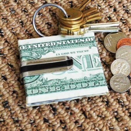 Card to Money Clip by Richard Gerlitz