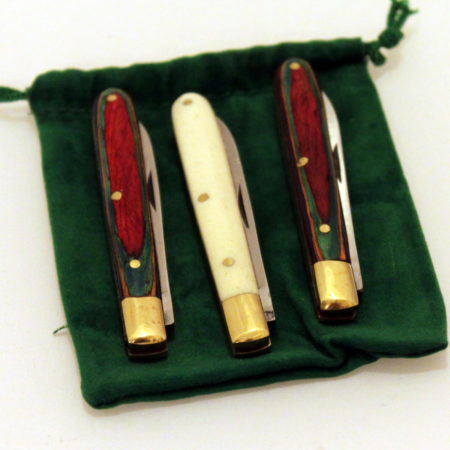 Review by Andy Martin for Multi Colored Wood and Natural Bone Knives by Joe Mogar