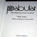 Pabular Vol. 5-6 by Fred Robinson