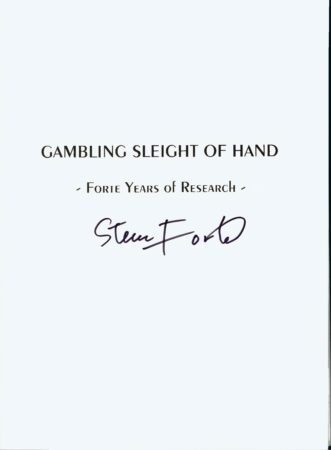Gambling Sleight of Hand - Forte Years of Research (2 Volumes) by Steve Forte