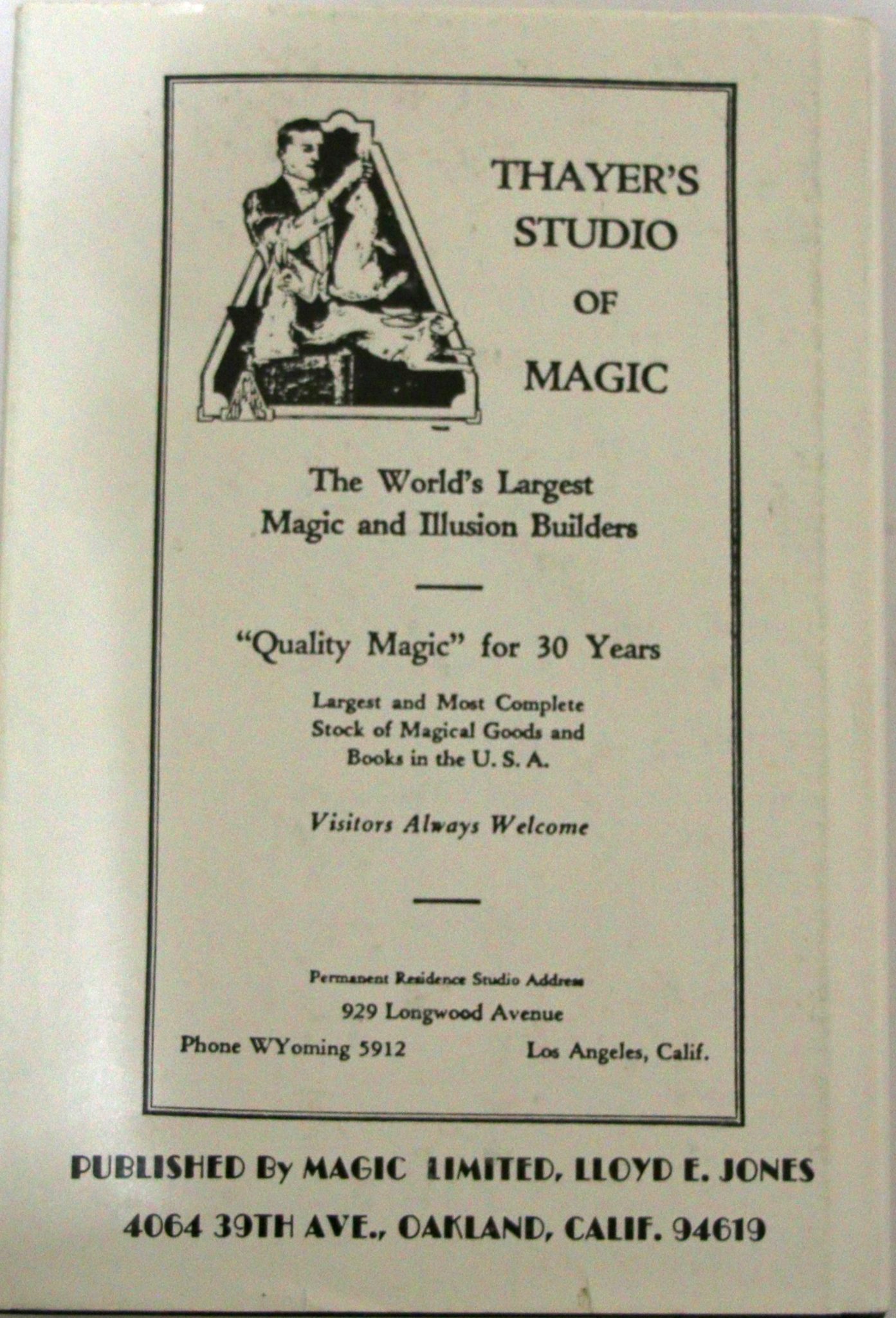 Thayer Quality Magic Vol. 4 by Glenn Gravatt