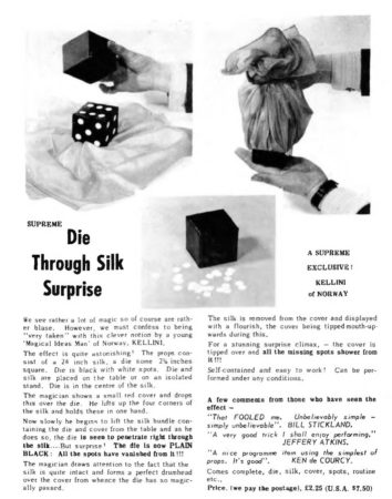 Die Through Silk by Difatta Magic - Silk Magic Tricks