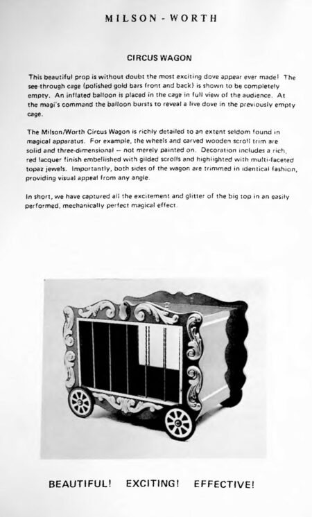 milson-worth-circus-wagon-ad-milson-worth-catalog-1979