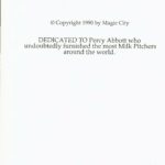 Magic City Library of Magic Vol. 05 Milk Pitcher by Leo Behnke, Magic City