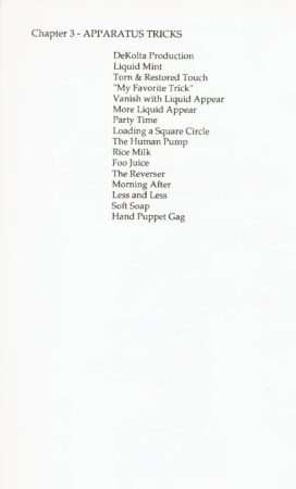 Magic City Library of Magic Vol. 05 Milk Pitcher by Leo Behnke, Magic City