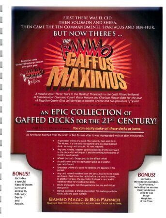 The Bammo Gaffus Maximus by Bob Farmer