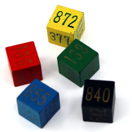 Trick Match Cubes (Di-Cyphering Dice) by Unknown, Royal V. Heath