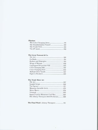 The Magic of Johnny Thompson (Vols. 1-2) by Johnny Thompson, Jamy Ian Swiss