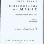 Todd Karrs Bibliography of Magic (Vols. 1-4) by Todd Karr