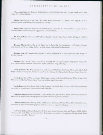Todd Karrs Bibliography of Magic (Vols. 1-4) by Todd Karr
